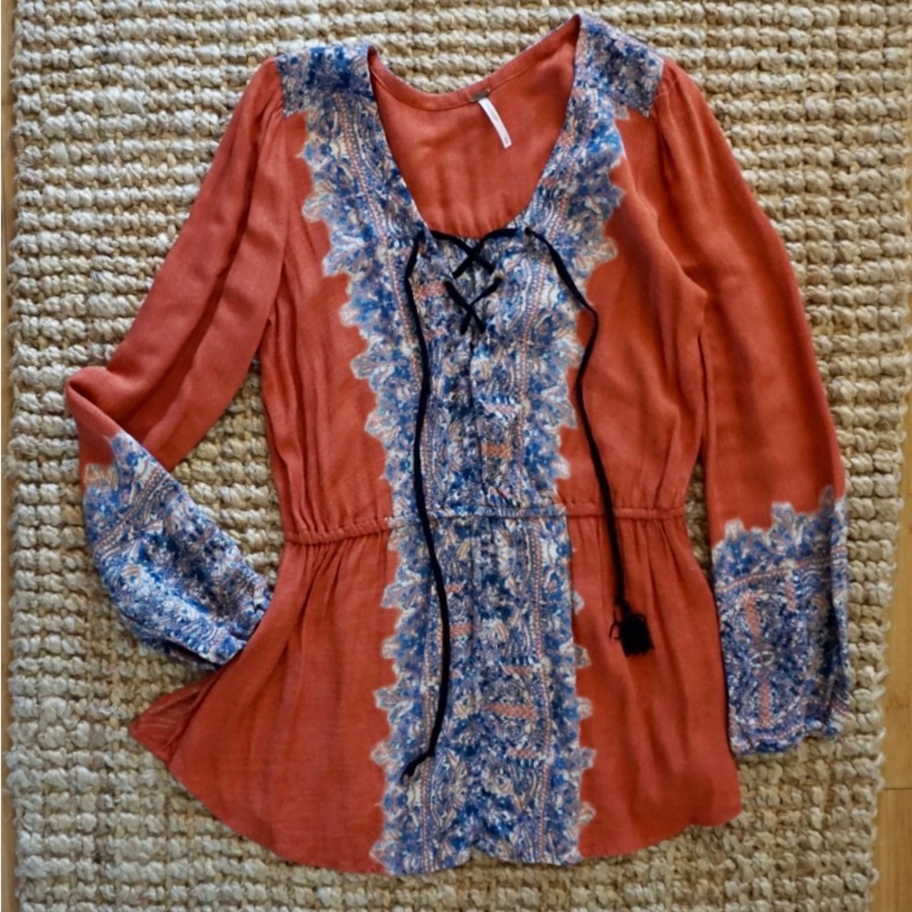 Free People Wildest Moment Tunic in Persimmon